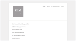 Desktop Screenshot of erics.com.au
